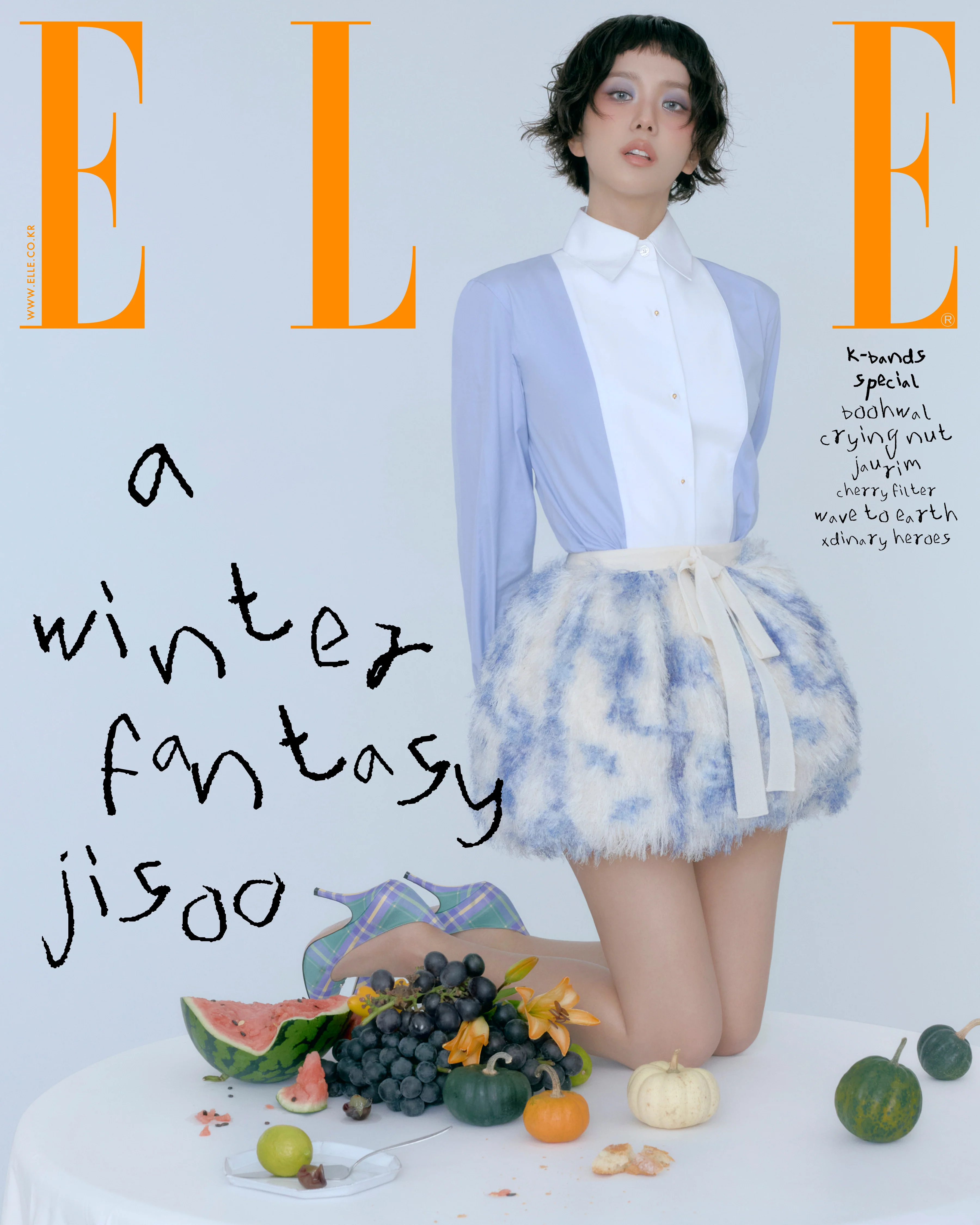 BlackPink JISOO - ELLE MAGAZINE 2025 DECEMBER ISSUE - Image 3