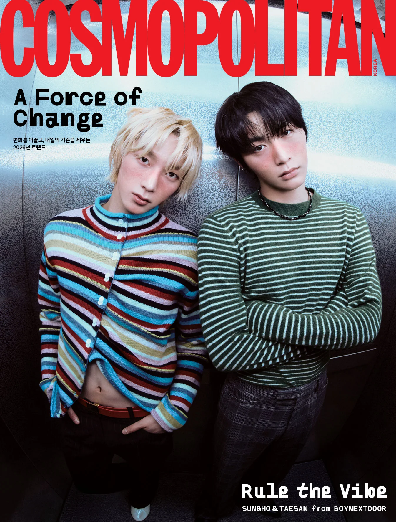 BoyNextDoor Sunghan & Taesan - COSMOPOLITAN MAGAZINE 2026 JANUARY ISSUE