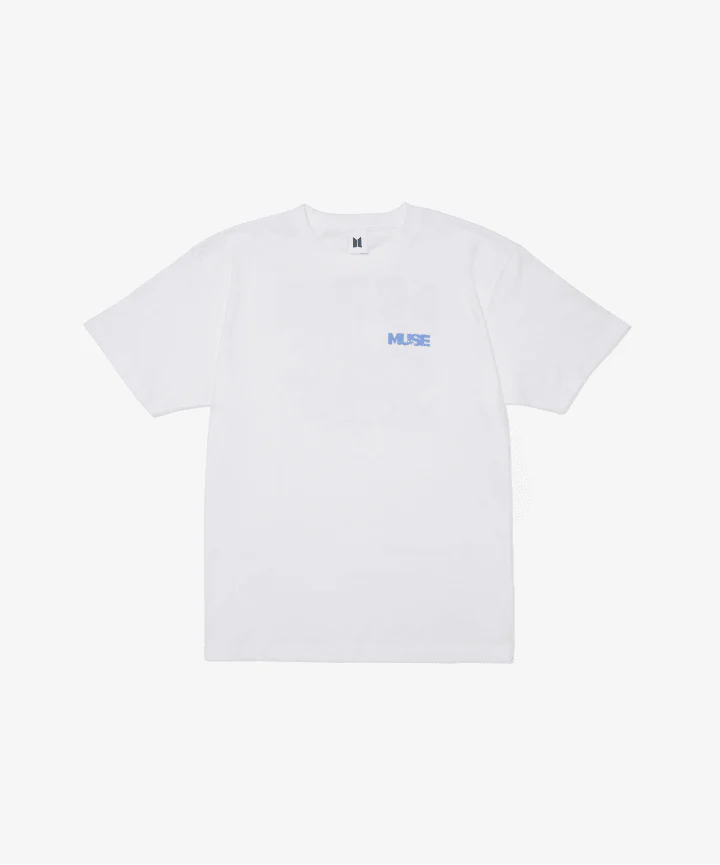BTS JIMIN - SMERALDO GARDEN MUSE OFFICIAL MD S/S T-Shirt Type-A (WHITE)