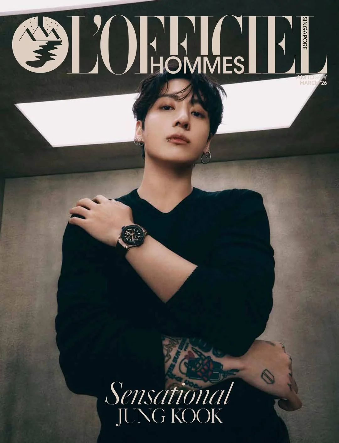 [Pre-Order] BTS Jungkook - lofficiel homme Singapore Magazine March 2026 Ver