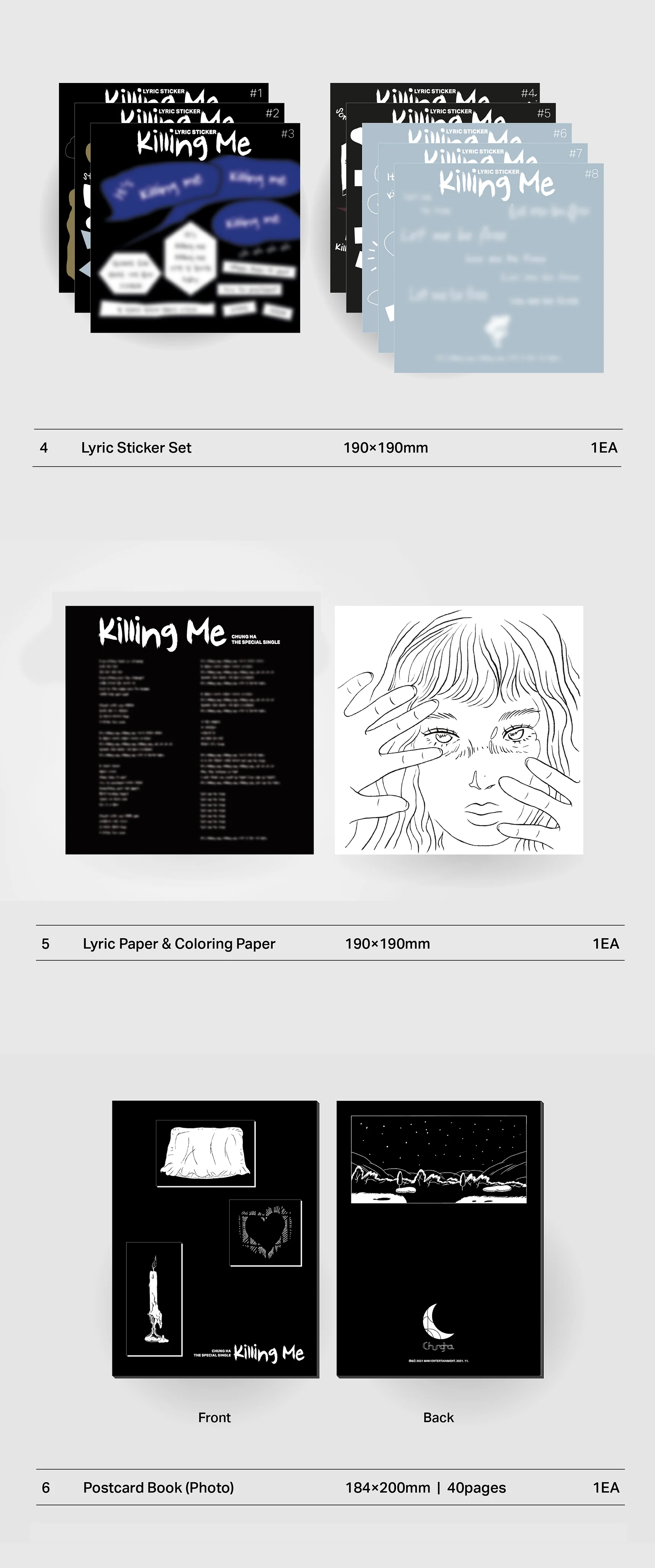 CHUNGHA - THE SPECIAL SINGLE ALBUM KILLING ME - Image 3