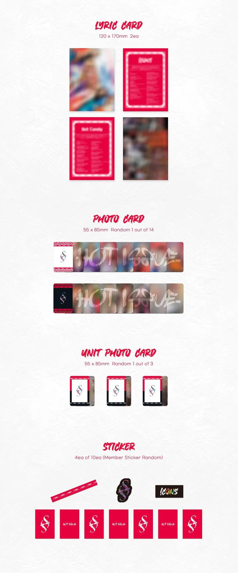 HOT ISSUE - 1ST SINGLE ALBUM ICONS - Image 4