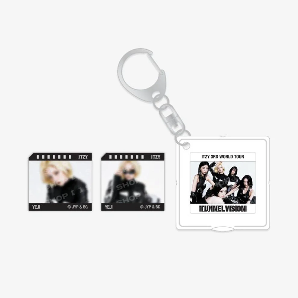 [Pre-Order] ITZY - PHOTO SLIDE KEYRING - 3RD WORLD TOUR [TUNNEL VISION]