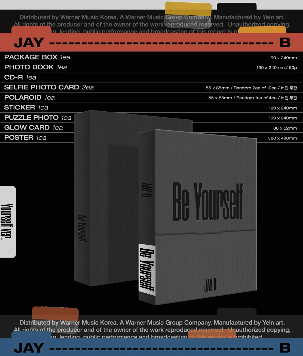JAY B - 2nd EP [Be Yourself] - Image 2