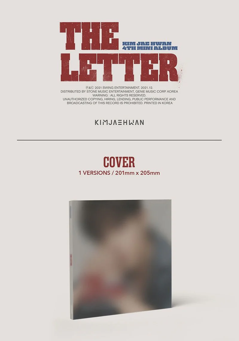 KIM JAE HWAN- 4TH MINI ALBUM THE LETTER - Image 2