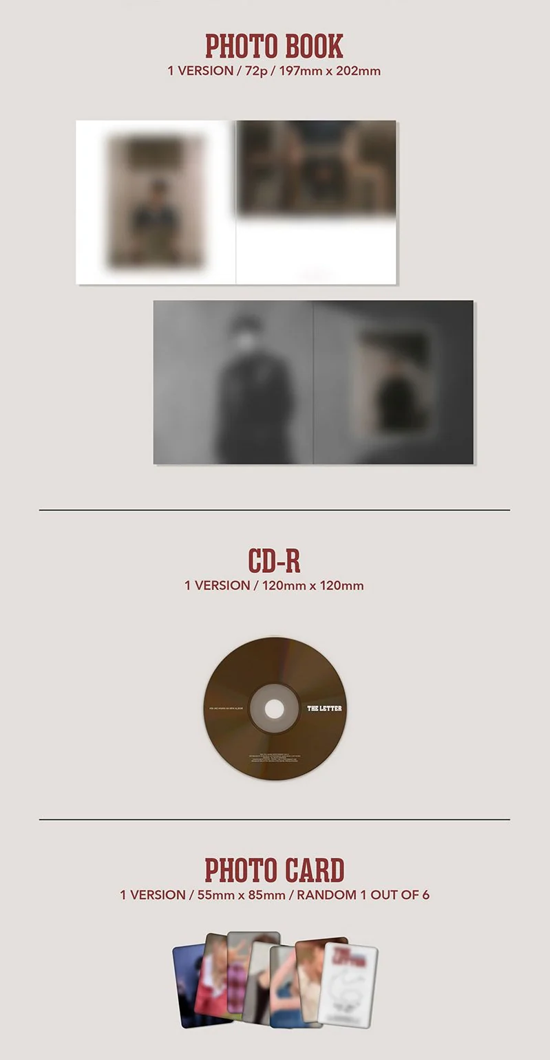 KIM JAE HWAN- 4TH MINI ALBUM THE LETTER - Image 3