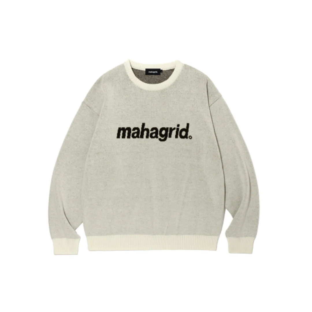 Mahagrid [Stray Kids] S/S 2023 COLLECTION BASIC LOGO KNIT SWEATER - Image 4
