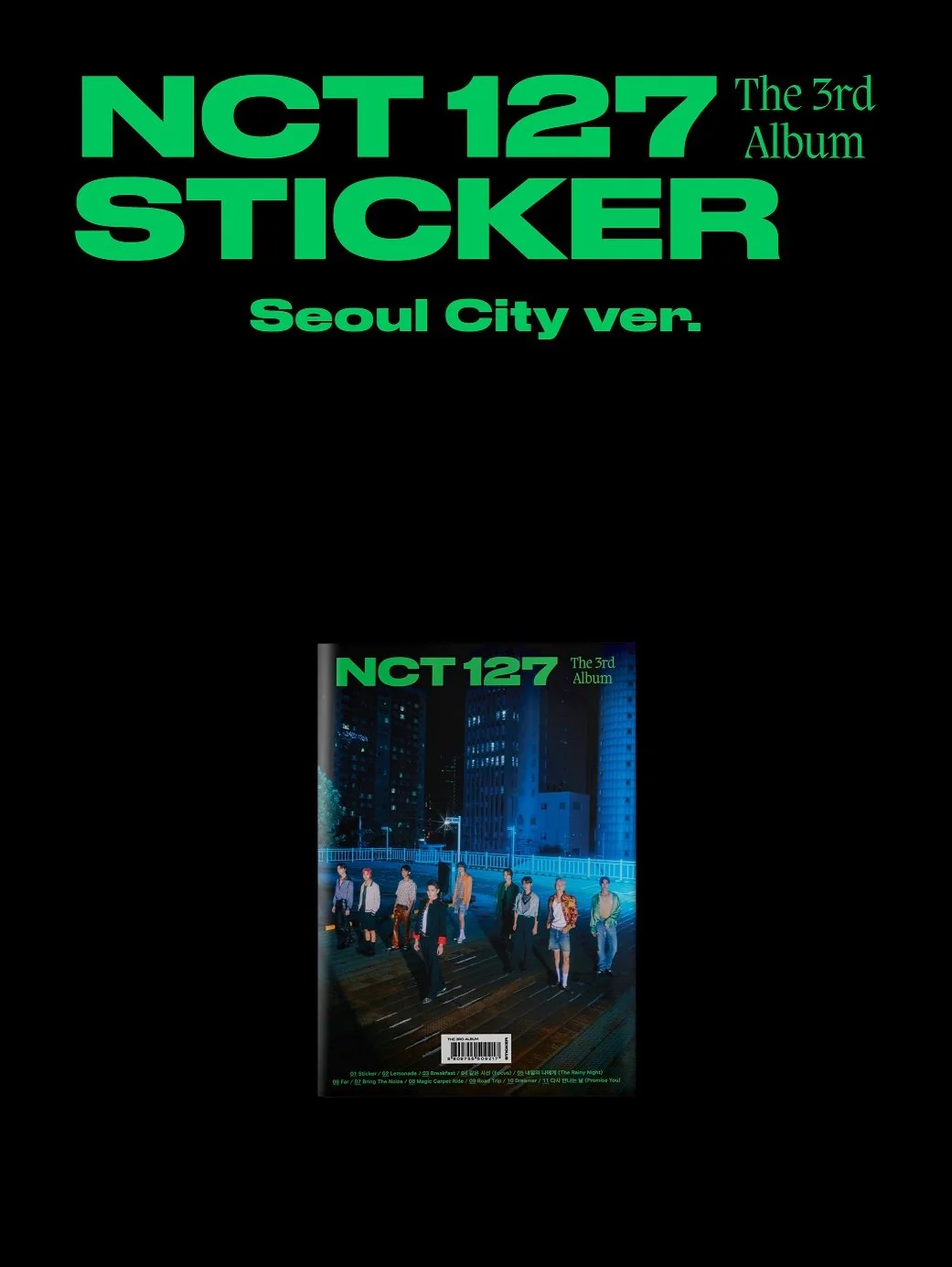 NCT 127 - 3RD FULL ALBUM STICKER SEOUL CITY VER. - Image 2