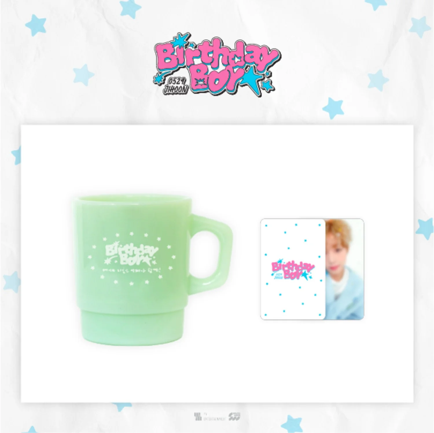 PARK JIHOON BIRTHDAY CAFE [BIRTHDAY BOY] MD - MILK GLASS