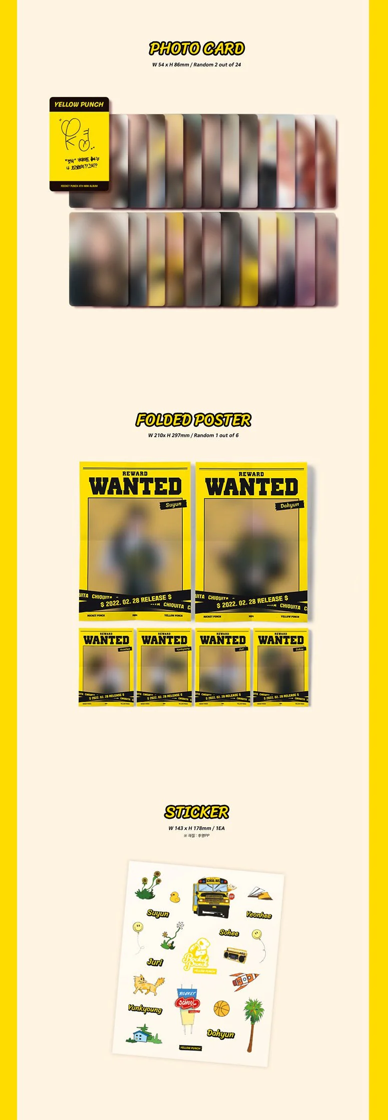 ROCKET PUNCH - 4TH MINI ALBUM YELLOW PUNCH - Image 4