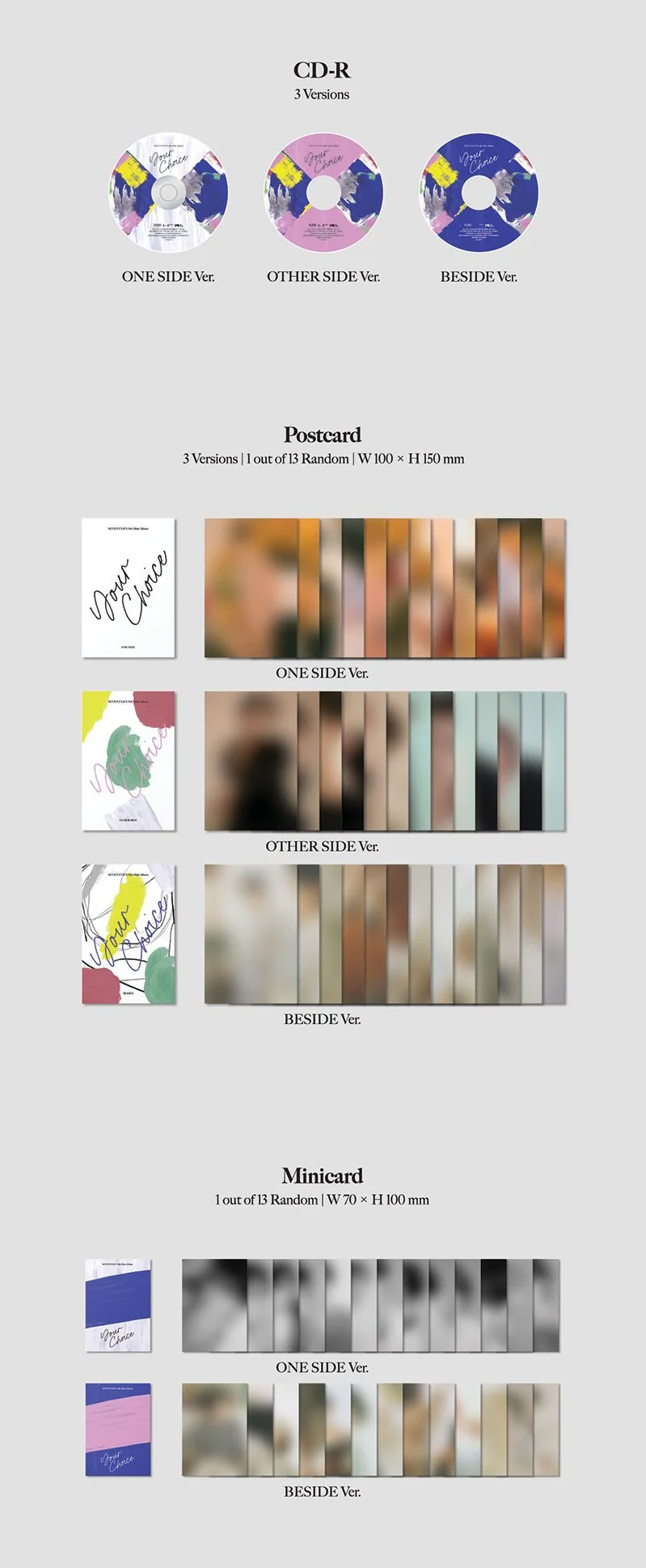 SEVENTEEN - 8TH MINI ALBUM [YOUR CHOICE] - Image 7
