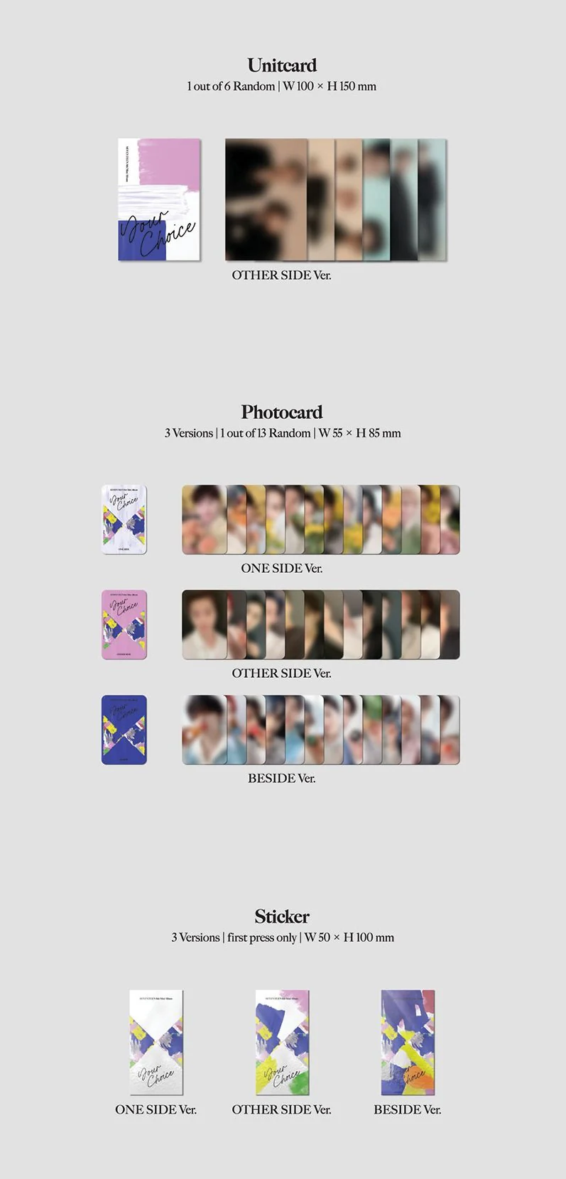 SEVENTEEN - 8TH MINI ALBUM [YOUR CHOICE] - Image 8