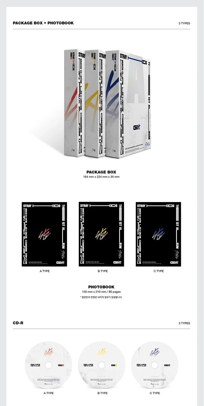 STRAY KIDS - 1ST OFFICIAL ALBUM [GO生] STANDARD VER - Image 3