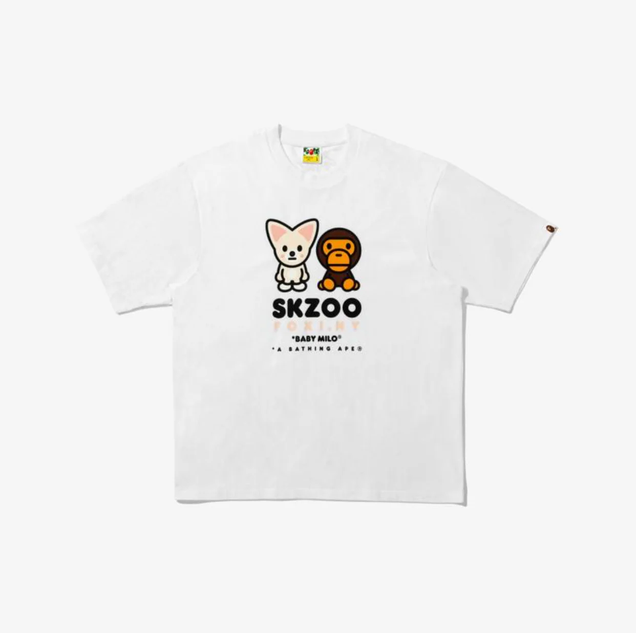 STRAY KIDS - BAPE X STRAY KIDS COLLABORATION OFFICIAL MD  BABY MILO TEE M - Image 3