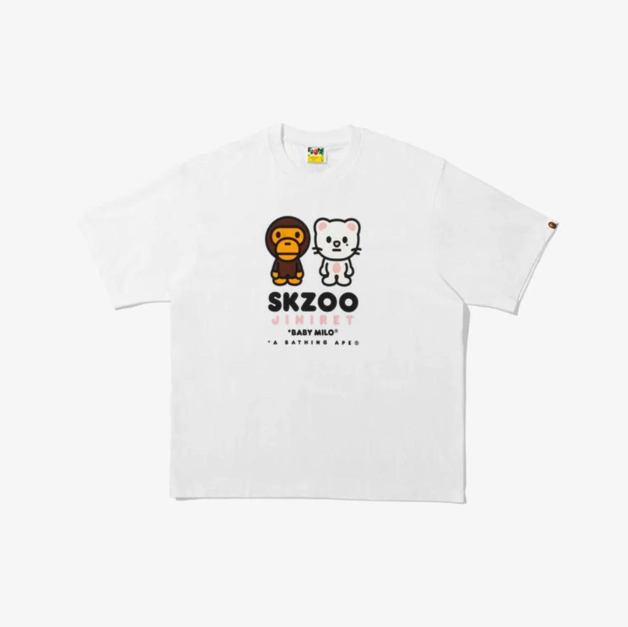 STRAY KIDS - BAPE X STRAY KIDS COLLABORATION OFFICIAL MD  BABY MILO TEE M - Image 5
