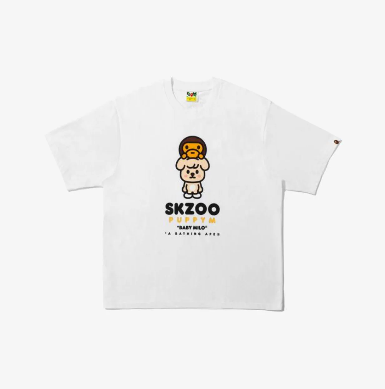 STRAY KIDS - BAPE X STRAY KIDS COLLABORATION OFFICIAL MD  BABY MILO TEE M - Image 7