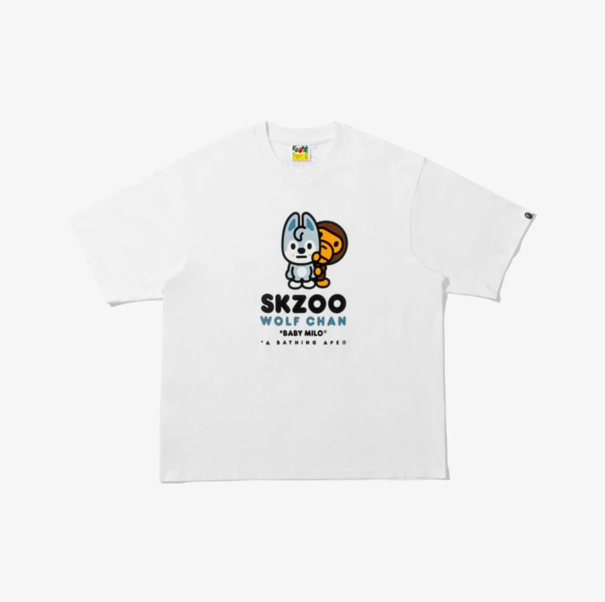STRAY KIDS - BAPE X STRAY KIDS COLLABORATION OFFICIAL MD  BABY MILO TEE M - Image 8