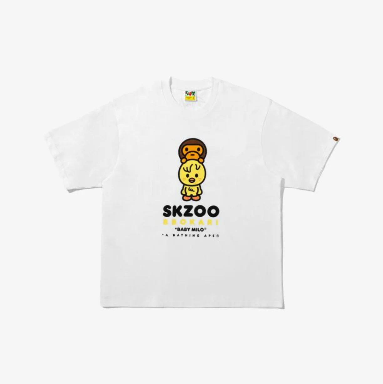STRAY KIDS - BAPE X STRAY KIDS COLLABORATION OFFICIAL MD  BABY MILO TEE M - Image 9