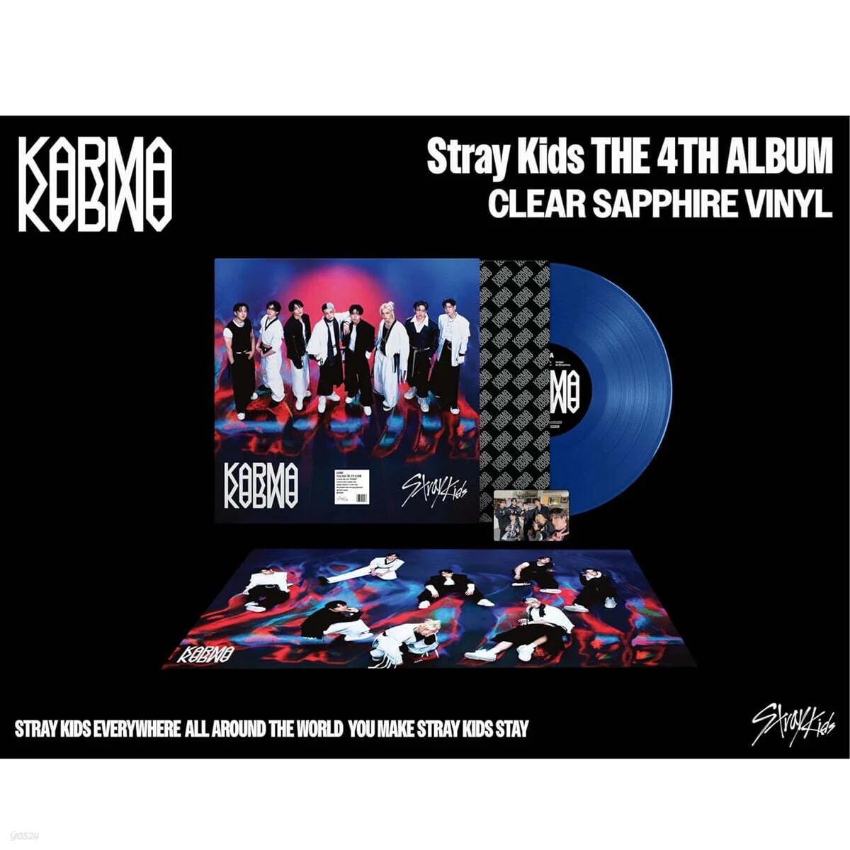 STRAY KIDS - KARMA (CLEAR SAPPHIRE VINYL)