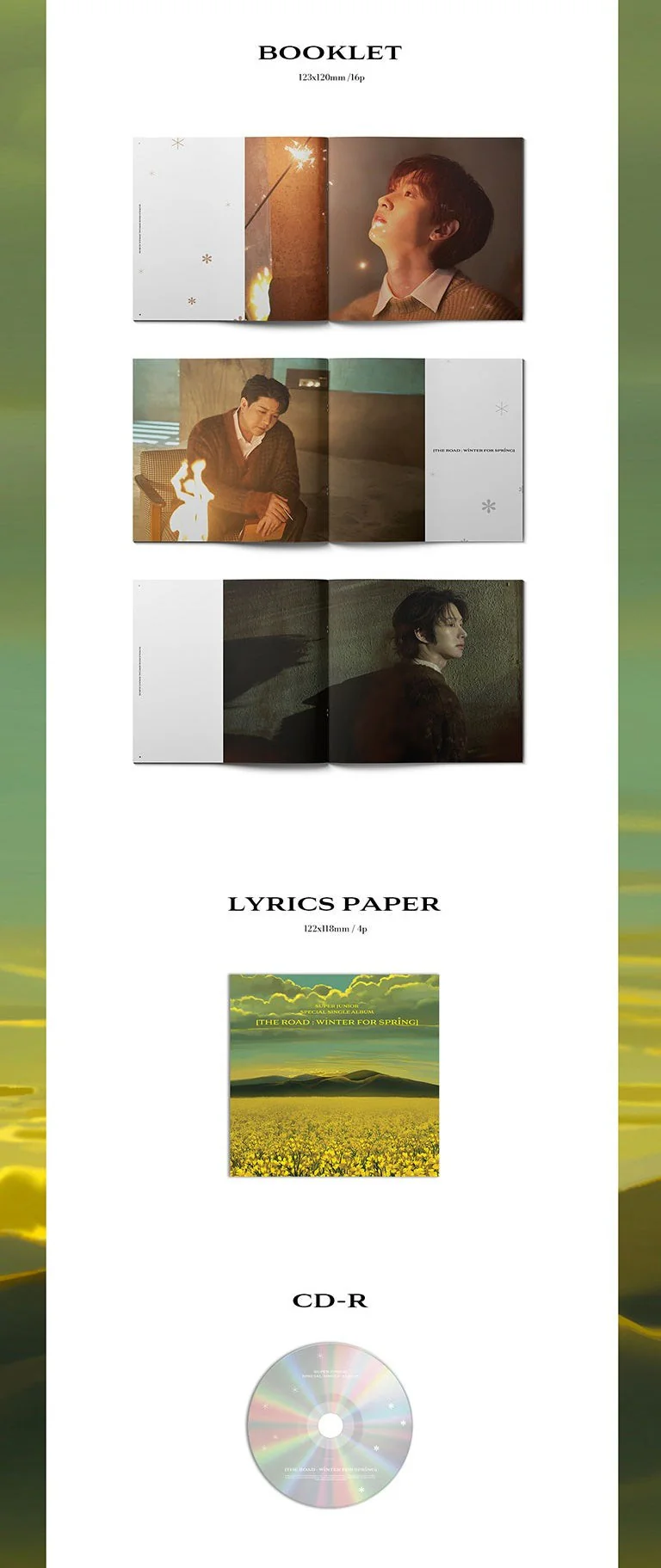SUPER JUNIOR - SPECIAL SINGLE ALBUM THE ROAD WINTER FOR SPRING (LIMITED) - Image 12