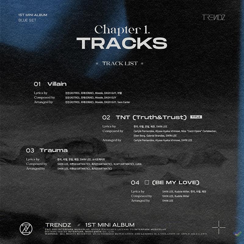 TRENDZ - 1ST MINI ALBUM BLUE SET CHAPTER 1. TRACKS - Image 5