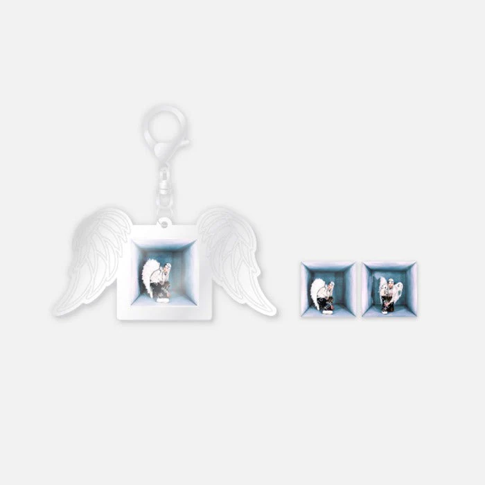 SHINEE KEY - HUNTER 3RD ALBUM OFFICIAL MD MINI FRAME KEY RING SET