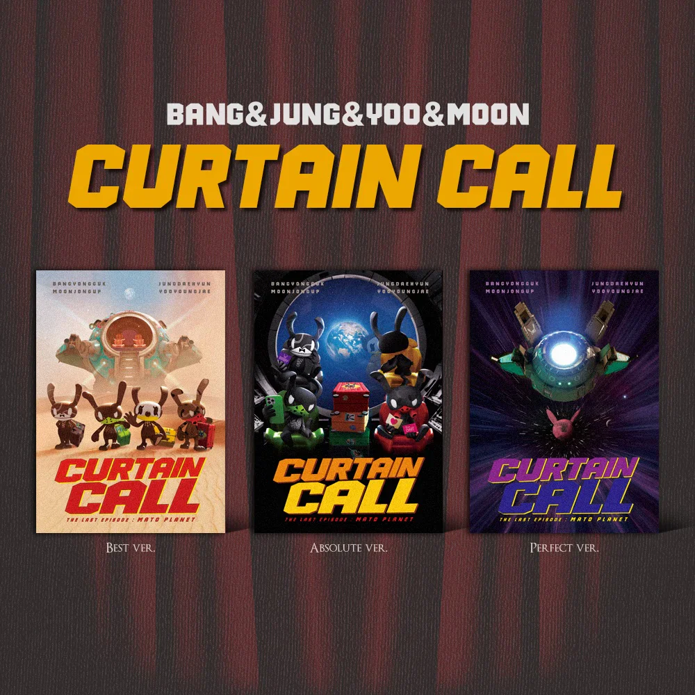 [Signed] BANG&JUNG&YOO&MOON - 1st EP : CURTAIN CALL - Image 2