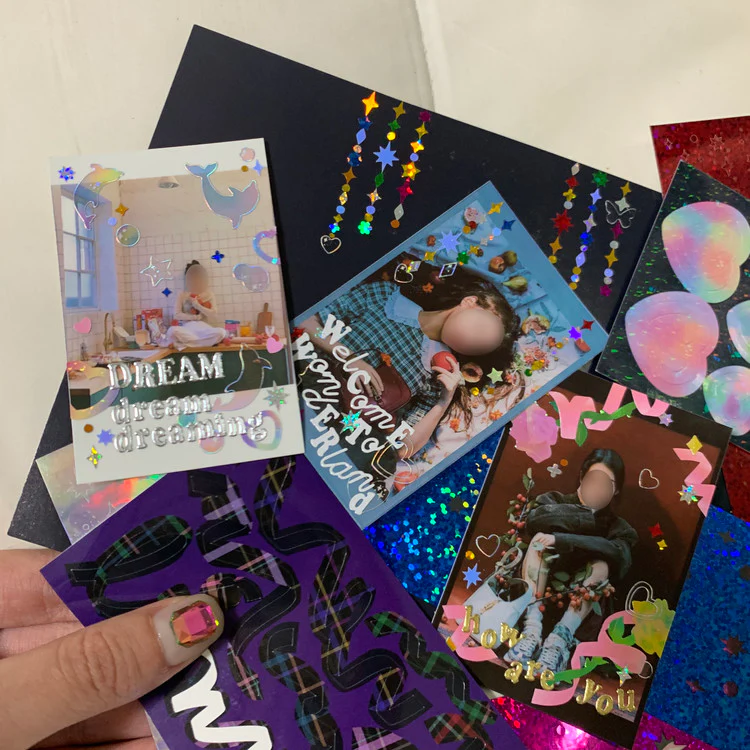 SOOANG STUDIO Gradation Confetti Deco Seal Stickers - Image 5