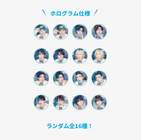 STRAY KIDS - 2025 JAPAN POP-UP STORE OFFICIAL MD RANDOM PHOTO BADGE