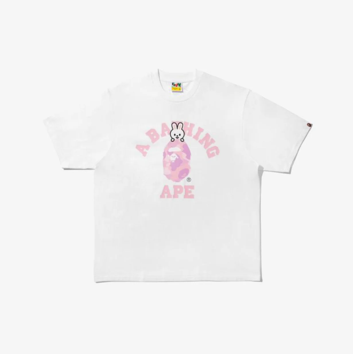 STRAY KIDS - BAPE X STRAY KIDS COLLABORATION OFFICIAL MD COLLEGE TEE M - Image 4