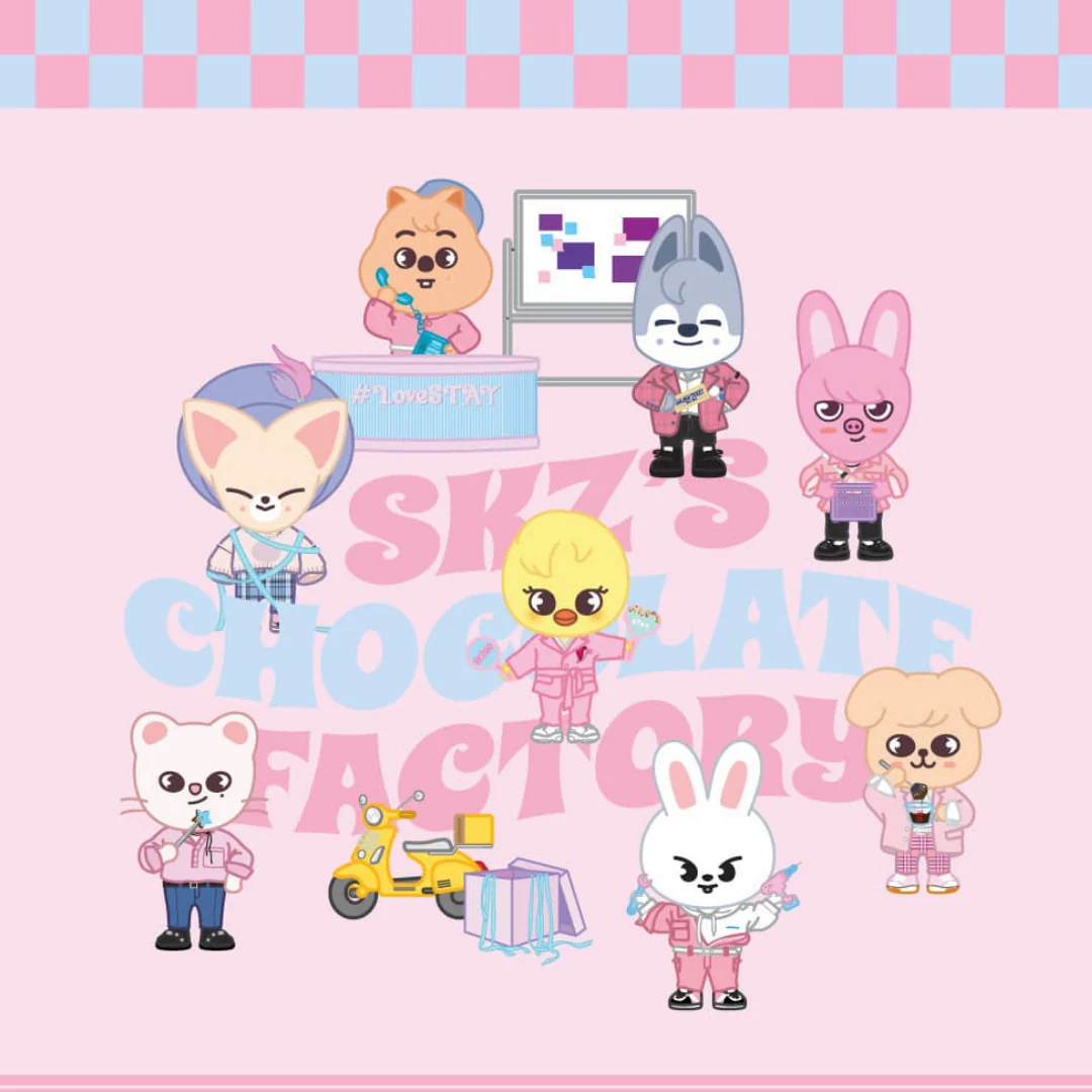 STRAY KIDS - SKZ'S CHOCOLATE FACTORY SKZOO STICKER PACK SET - Image 3