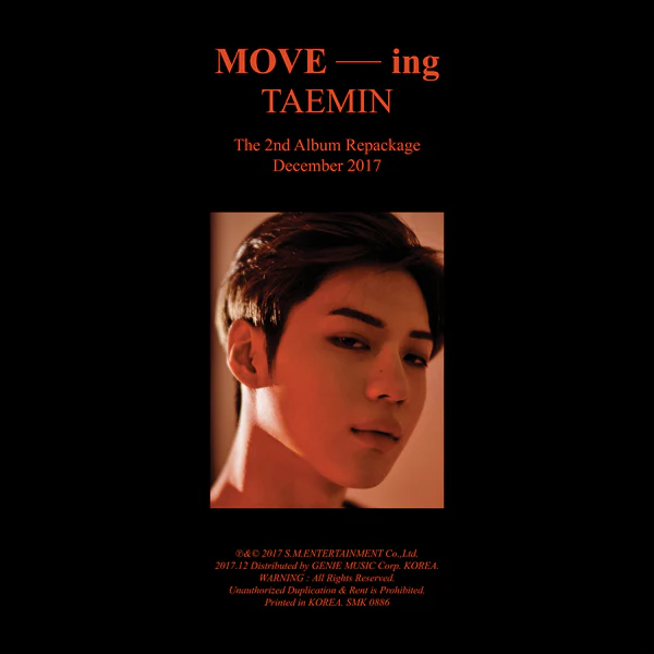 TAEMIN - 2nd ALBUM REPACKAGE [MOVE-ing]