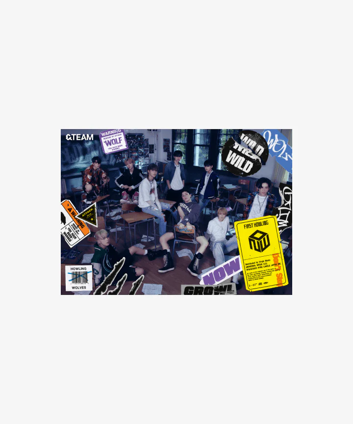 &TEAM - FIRST HOWLING NOW JAPAN 1ST ALBUM - Image 2