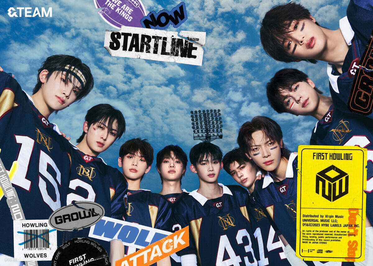 &TEAM - FIRST HOWLING NOW JAPAN 1ST ALBUM - Image 3