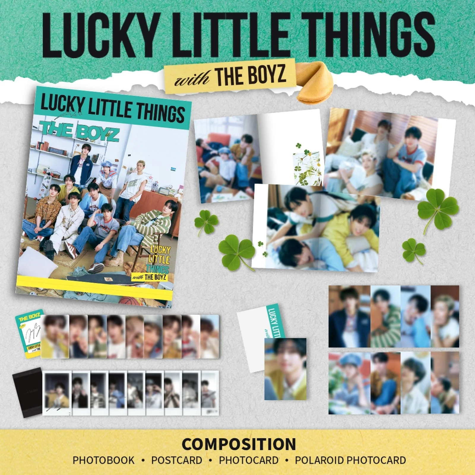THE BOYZ - LUCKY LITTLE THINGS WITH THE BOYZ PHOTOBOOK