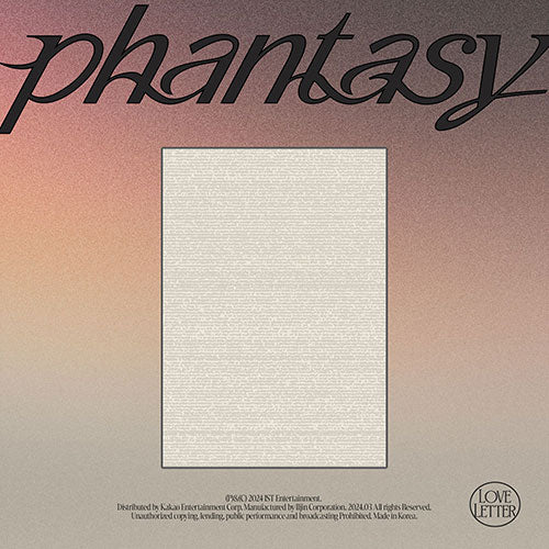 THE BOYZ - PHANTASY PT.3 LOVE LETTER 2ND FULL ALBUM STANDARD - Image 3