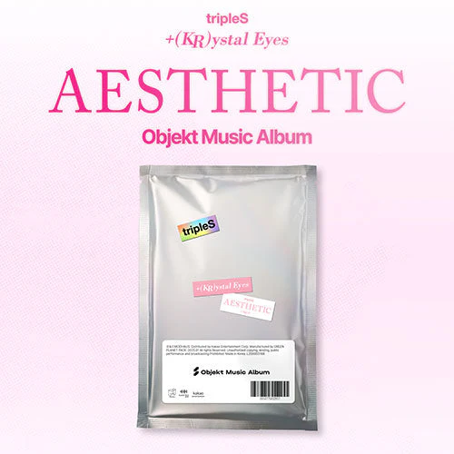 TRIPLES - AESTHETIC +(KR)YSTAL EYES MINI ALBUM OBJEKT MUSIC ALBUM VER
