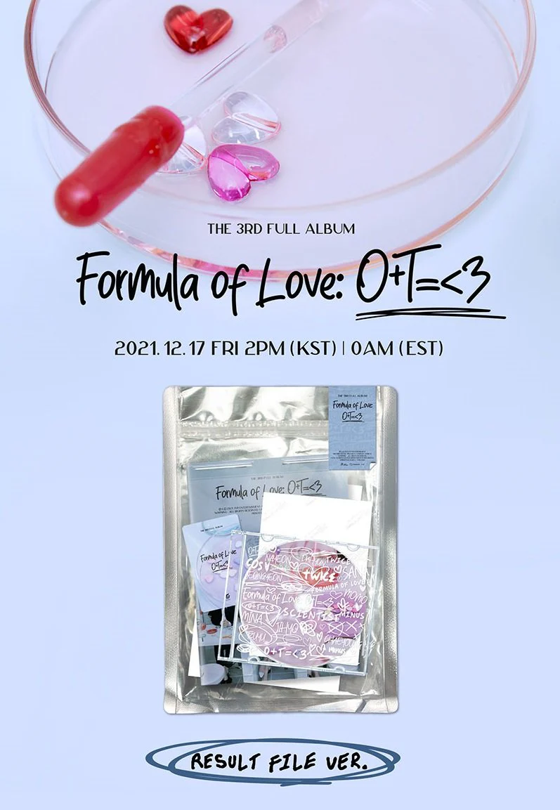 TWICE - 3RD FULL ALBUM FORMULA OF LOVE O+T=<3 RESULT FILE VER - Image 2