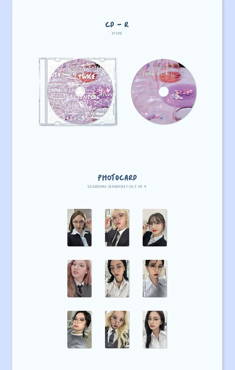 TWICE - 3RD FULL ALBUM FORMULA OF LOVE O+T=<3 RESULT FILE VER - Image 4