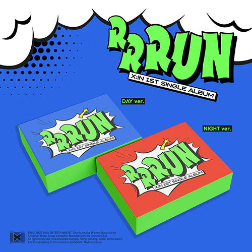 X:IN - RRRUN 1ST SINGLE ALBUM PLATFORM
