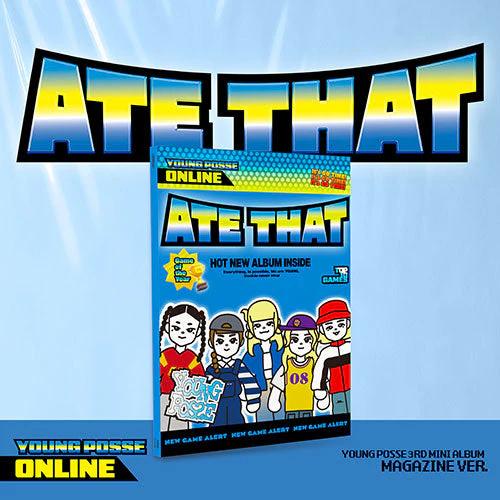 YOUNG POSSE - ATE THAT 3RD EP ALBUM MAGAZINE VER
