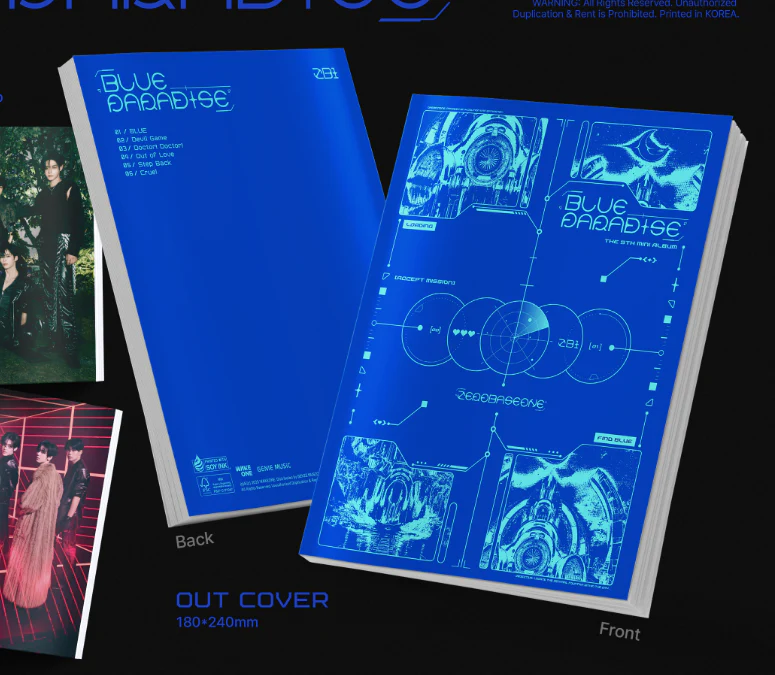 ZEROBASEONE - BLUE PARADISE 5TH MINI ALBUM STANDARD - Image 2