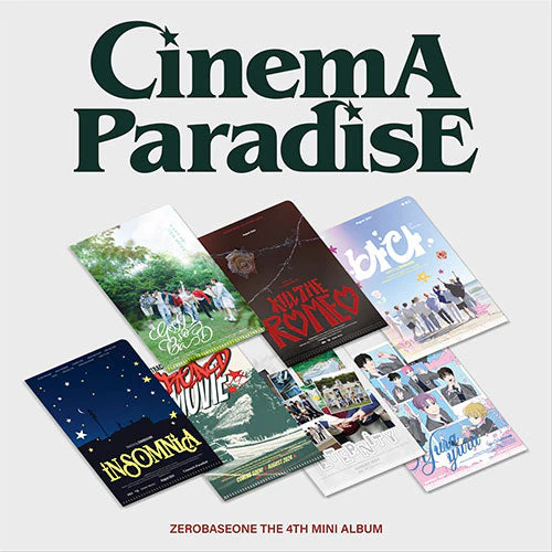 ZEROBASEONE - CINEMA PARADISE THE 4TH MINI ALBUM ZEROSE VER